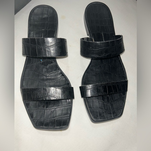 Dolce vita Issac croc embossed open toe slide sandal - Picture 2 of 10